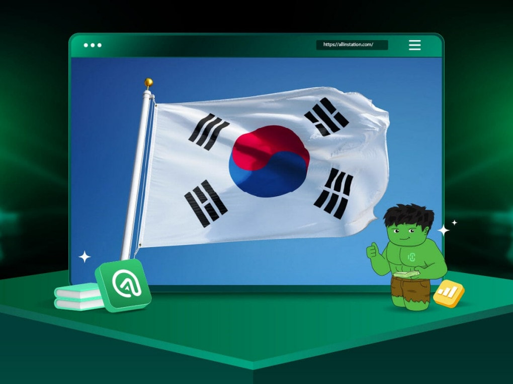 korea flag banner